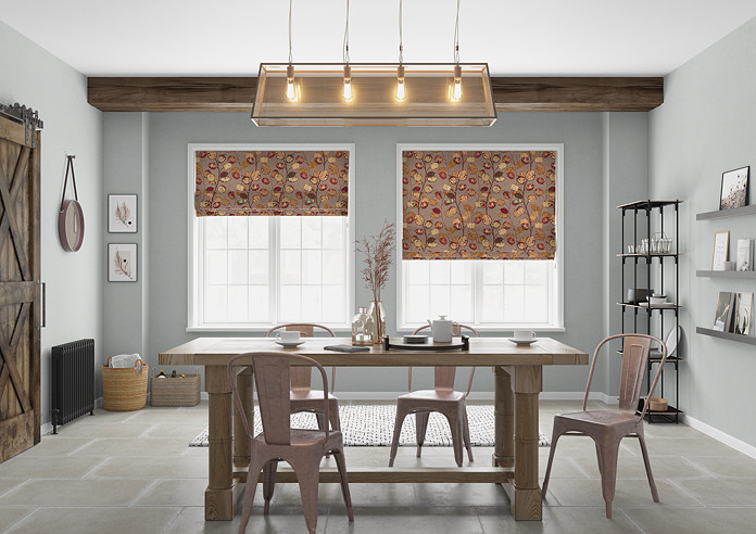 Honesty, Cerise - Twist&Fit Roman Blind - Image 5